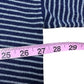 EILEEN FISHER Navy Striped Sweater Size L
