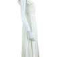 Spell Size Cream Ruffle Midi Dress Size XS