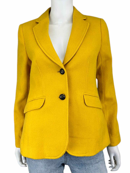 Talbots Yellow Wool Blazer Size 2