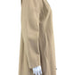 chicos Tan Fleece Trench Size M