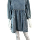 Free People NWT Blue Denim Mini Dress Size S