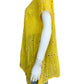 Johnny Was Yellow Eyelet Blouse Size M