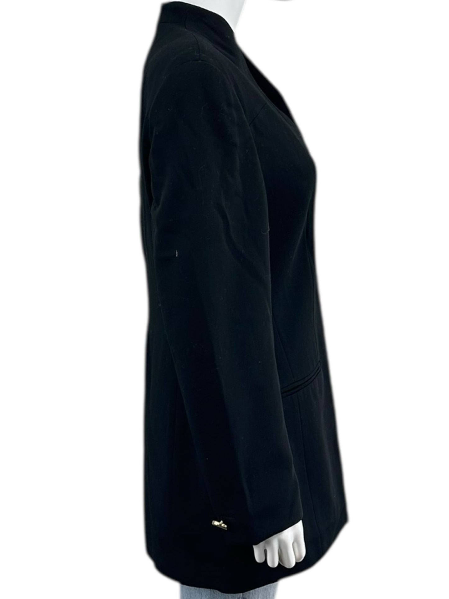 ESCADA Black Pure Wool Dress Jacket Size M