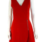 alice & olivia Red Lennon Surplice Mini Dress Size 8