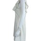 French Connection White Whisper Ruffle V-Neck Mini Cocktail Dress Size 8