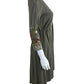 Johnny Was Green Anzia Embroidered Harlowe Dress Size XS