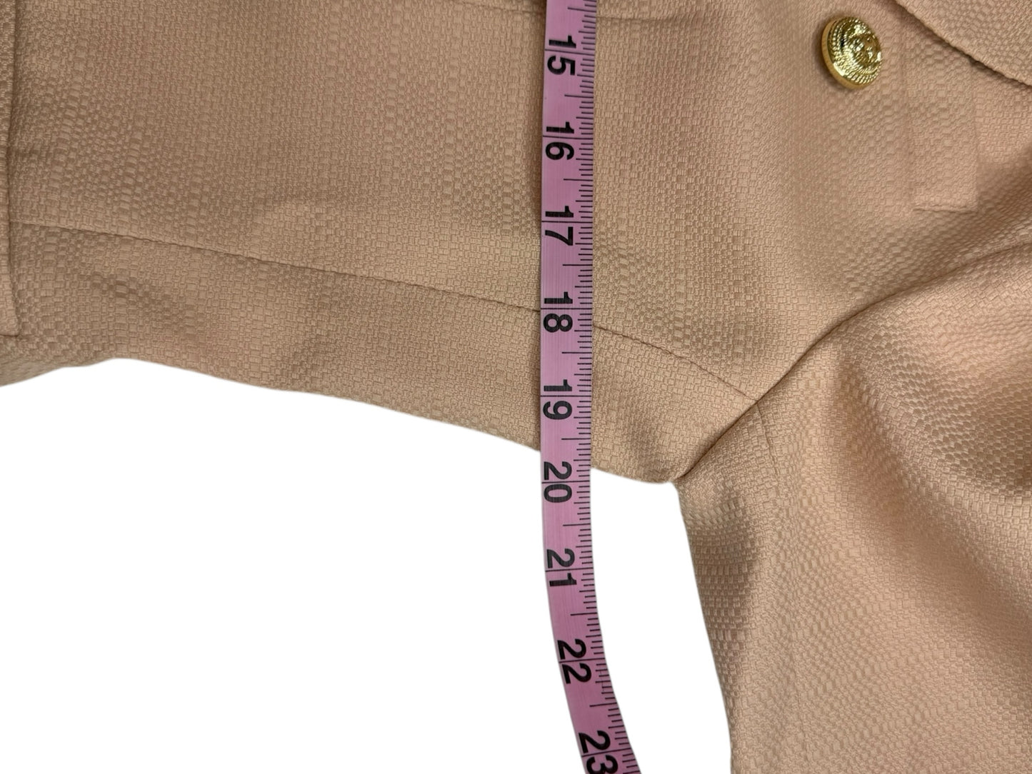 Belle & Bloom NWT Blush Pink Princess Polina Tweed Blazer Size L