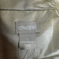 Chico's NWT Pewter Shantung Topper Coat Size 8/10
