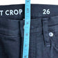 J. Crew Black Demi Boot Crop Jeans Size 26