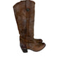 Frye Brown Leather Jackie Button Boots Size 9