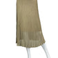 Vince Gold Pleated Midi Skirt Size S