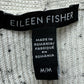 EILEEN FISHER Ivory Organic Cotton Sweater Duster Cardigan Size M