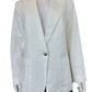 Talbots NWT White Tailored Seaming Linen Blazer Size 12