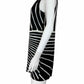 Trina Turk Black and White Halter Dress Size 2