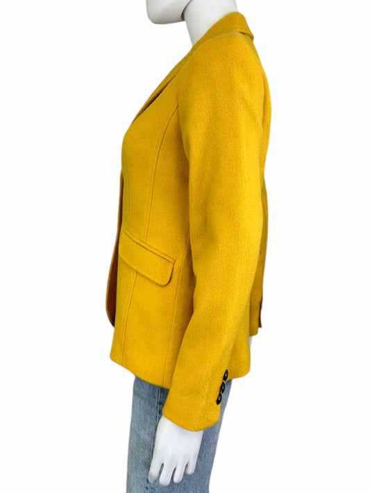 Talbots Yellow Wool Blazer Size 2