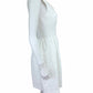 TRINA TURK NWT White Textured Sleeveless Dress Size 0