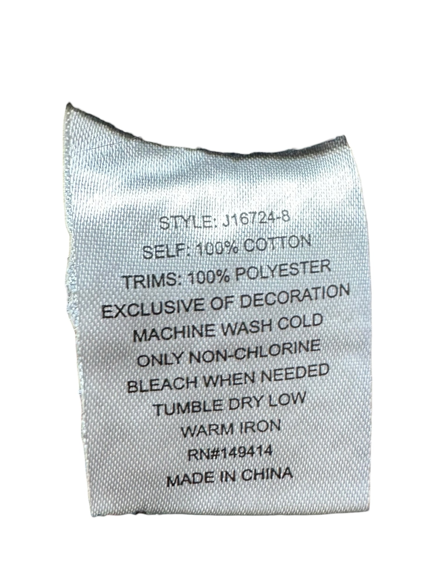 Johnny Was Black Butterfly Knit Top Size M