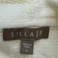 LILLA P Ivory Kangaroo Pocket Hoodie Size S