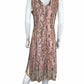 T TAHARI NWT Blush Animal Print Dress Size M