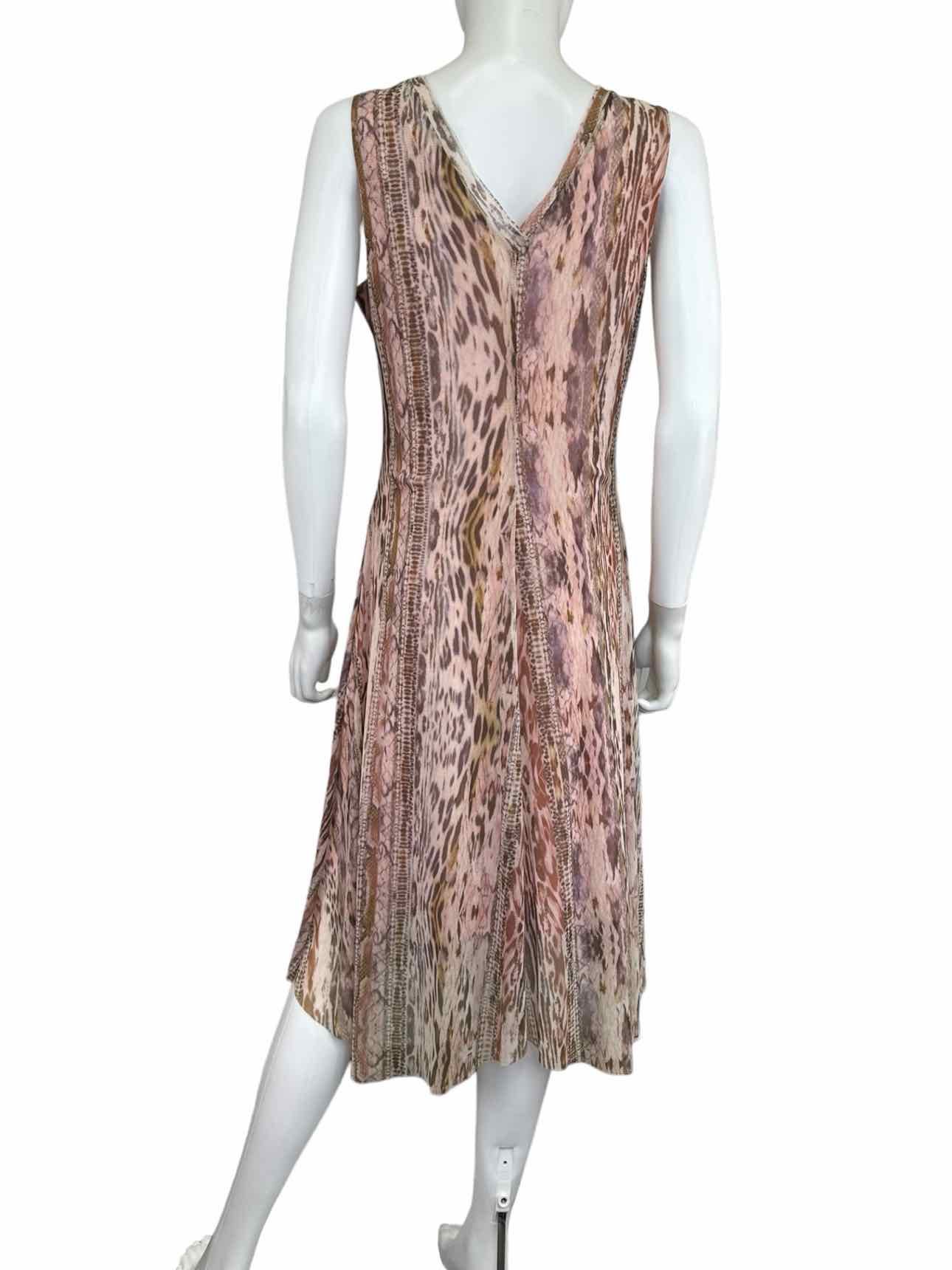 T TAHARI NWT Blush Animal Print Dress Size M