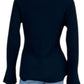Talbots Black 100% Cashmere Ribbed Sweater Size M