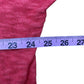Stitch drop Red Knit Top Size S