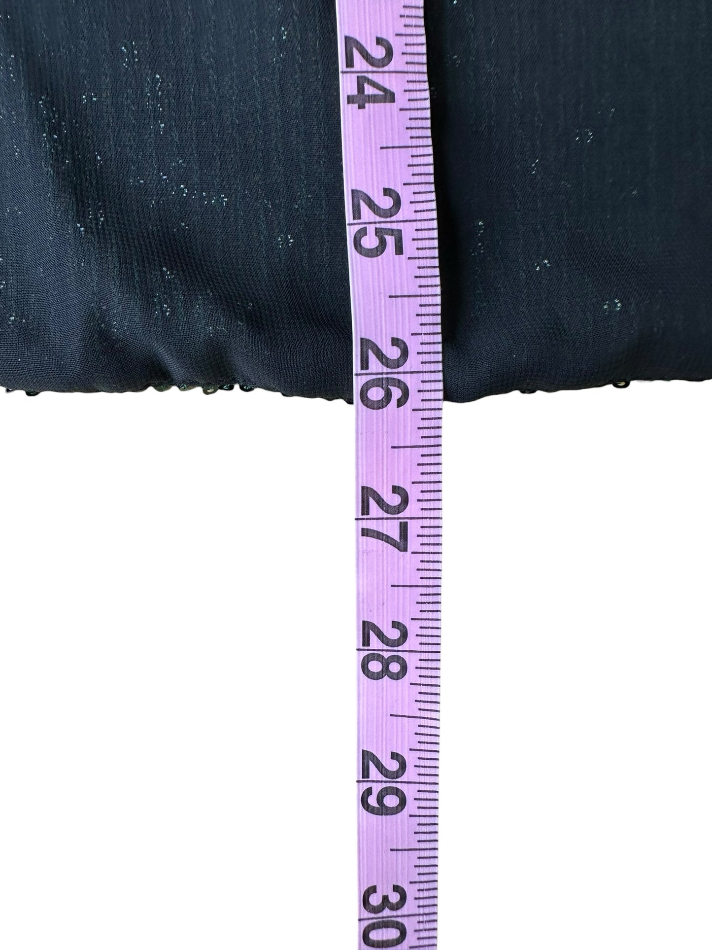 TRINA TURK Green Sequin Blouse Size XL