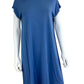 EILEEN FISHER Blue Knit Shirt Dress Size S