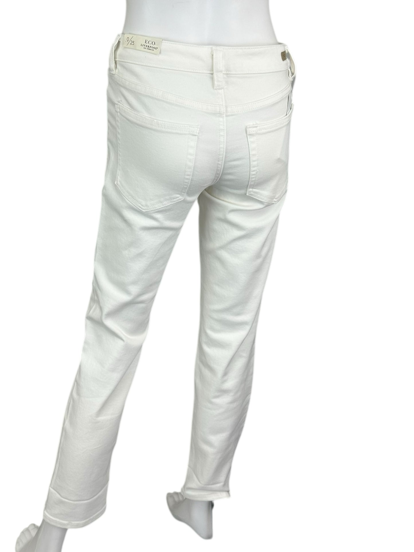 LIVERPOOL NWT White Marley Girlfriend Jeans Size 0