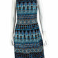 White House Black Market NWT Blue Embroidered Dress Size 6