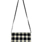 Kate Spade Black and Cream Checkered Designer Handbag