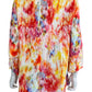 JOHN MARK Watercolor Blouse Size M