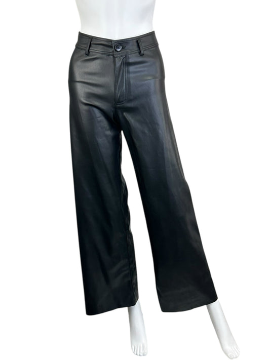 Z SUPPLY NWT Black Vegan Leather Pants Size L