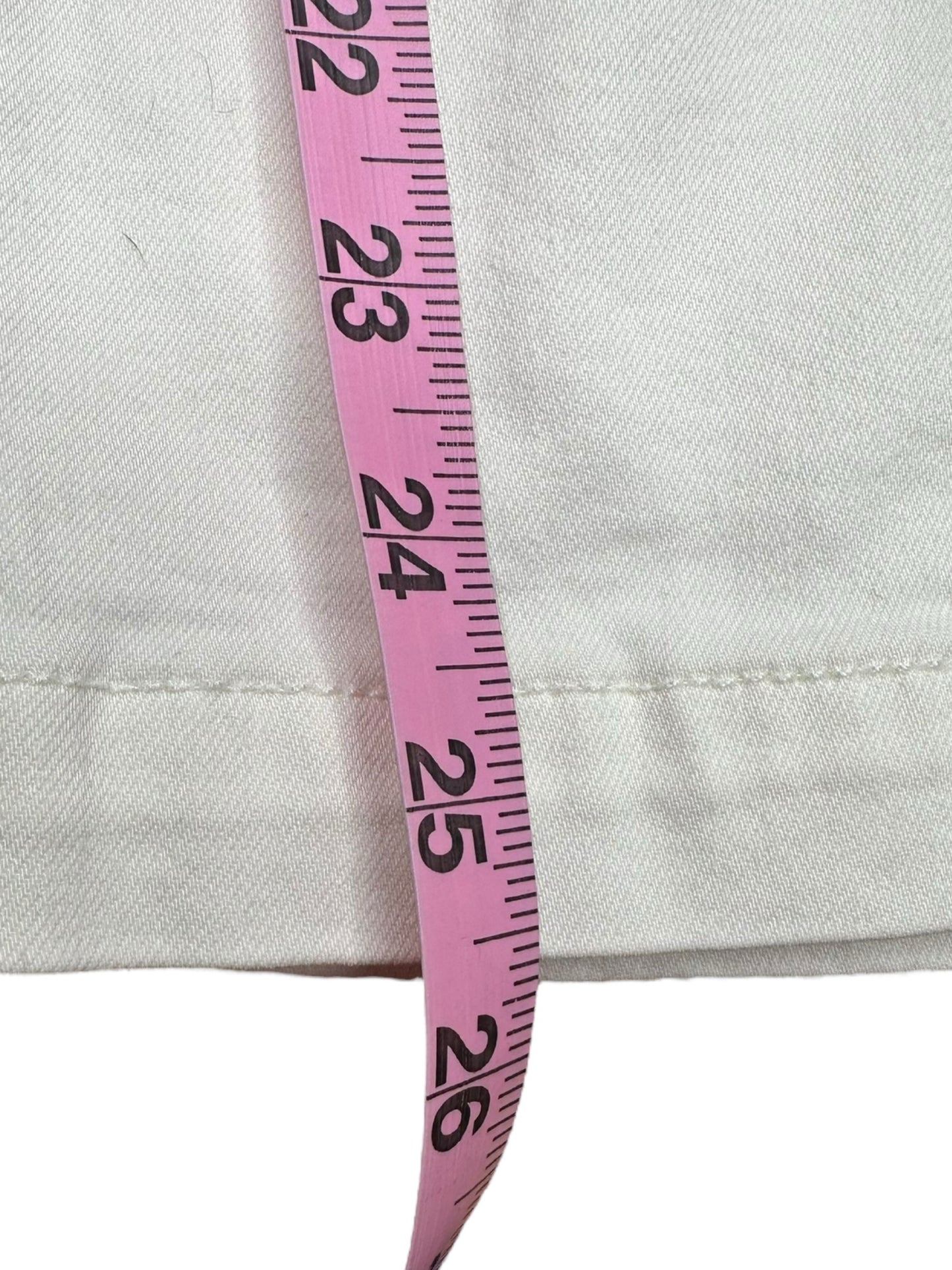 PAIGE White Wide Leg Jean Size 27