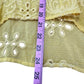 Johnny Was Yellow Eyelet Blouse Size M