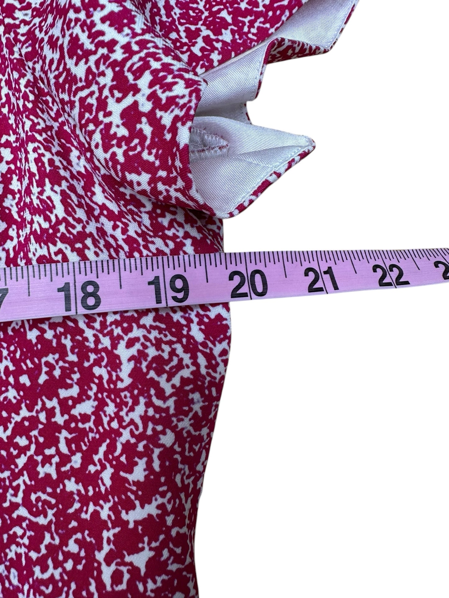 ESCADA Pink Swirl Print Midi Dress Size 42