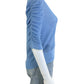 VERONICA BEARD Blue Sheer Top Size M