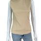 Helmut Lang Beige Lamb Leather Top Size 4