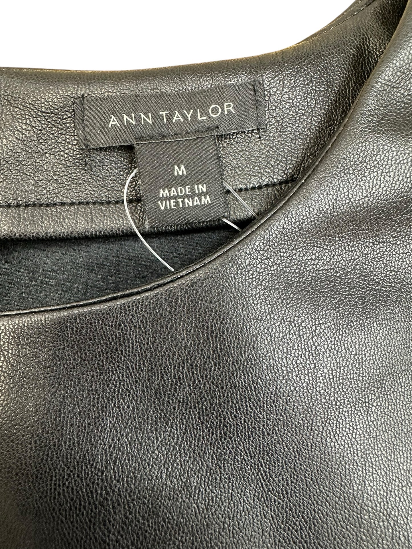 Ann Taylor Black Blouse Size M
