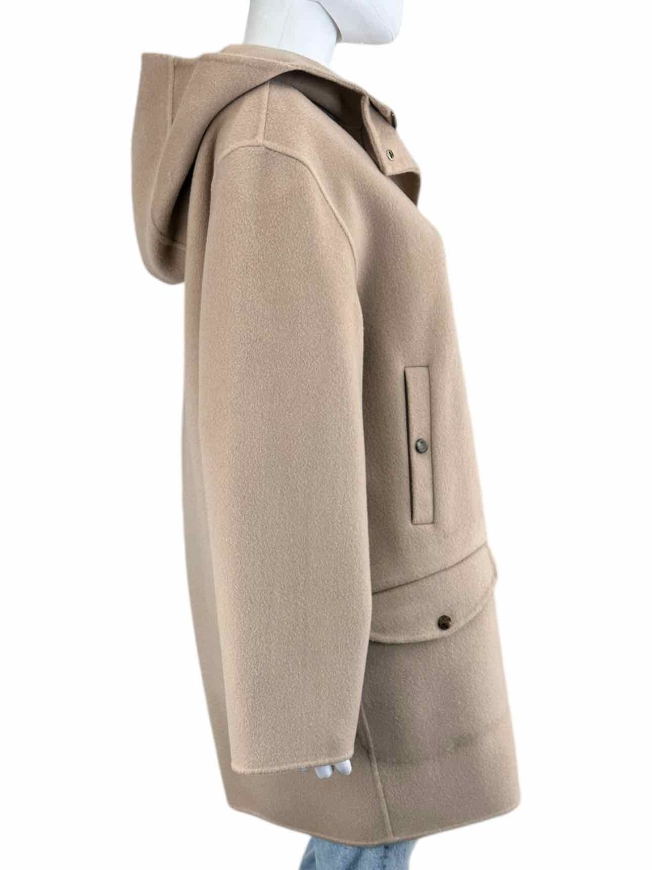 NWT Theory Tan Cashmere Parka Size L