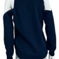 MILLY Navy 100% Cashmere Cold Shoulder Sweater Size S