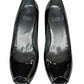 Stuart Weitzman Black Patent Leather Wedges Size 8