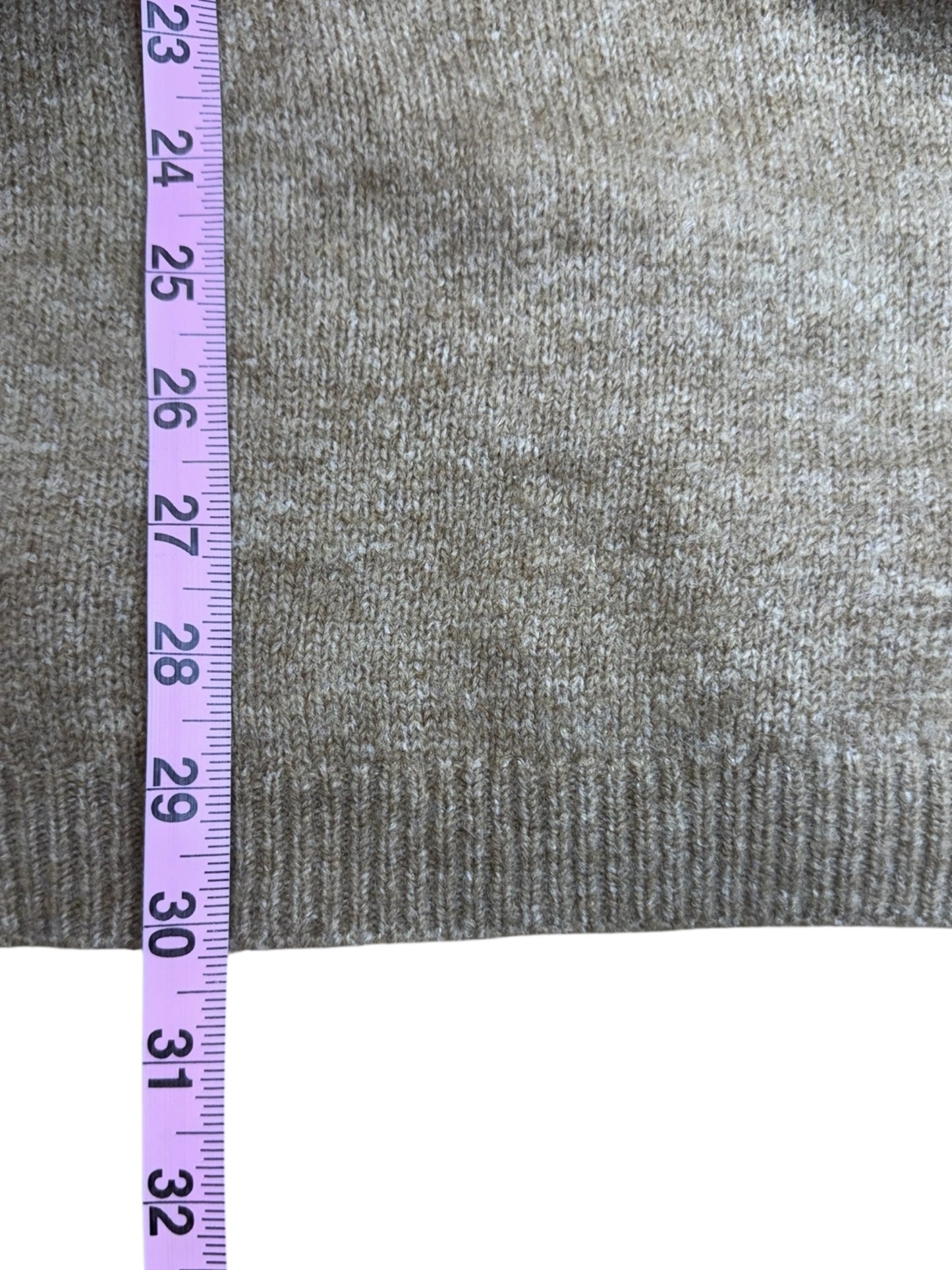 JOHN + JENN NWT Brown Colorblock Turtleneck Sweater Size M