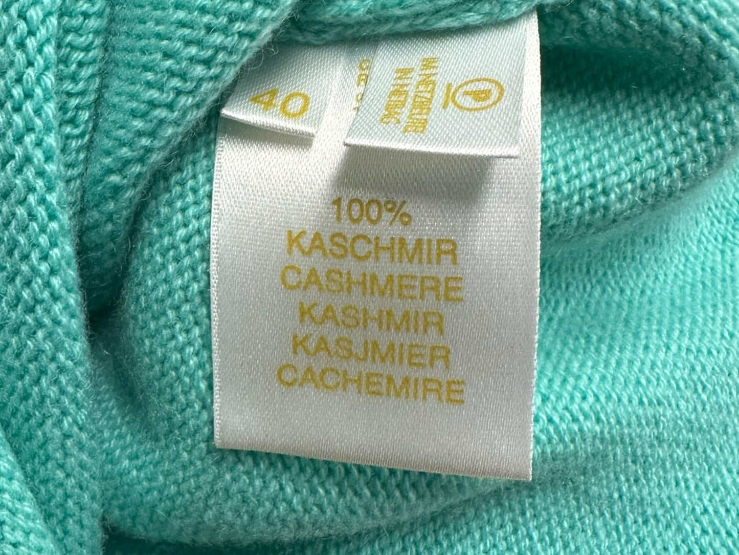 ESCADA Aqua 100% Cashmere Sweater Size 4