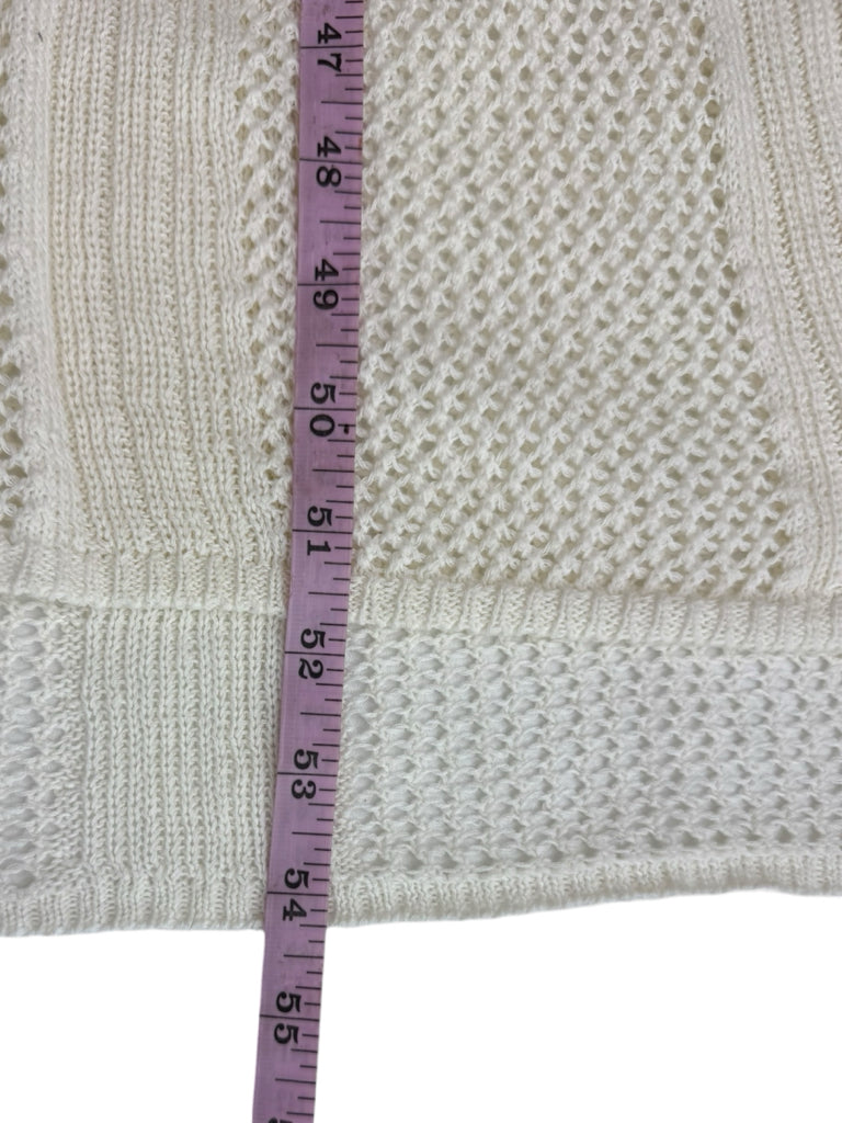 Spell Ivory Open-Knit Maxi Dress Size XS