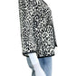 Chicos 100% Wool Cheetah Print Jacket Size M