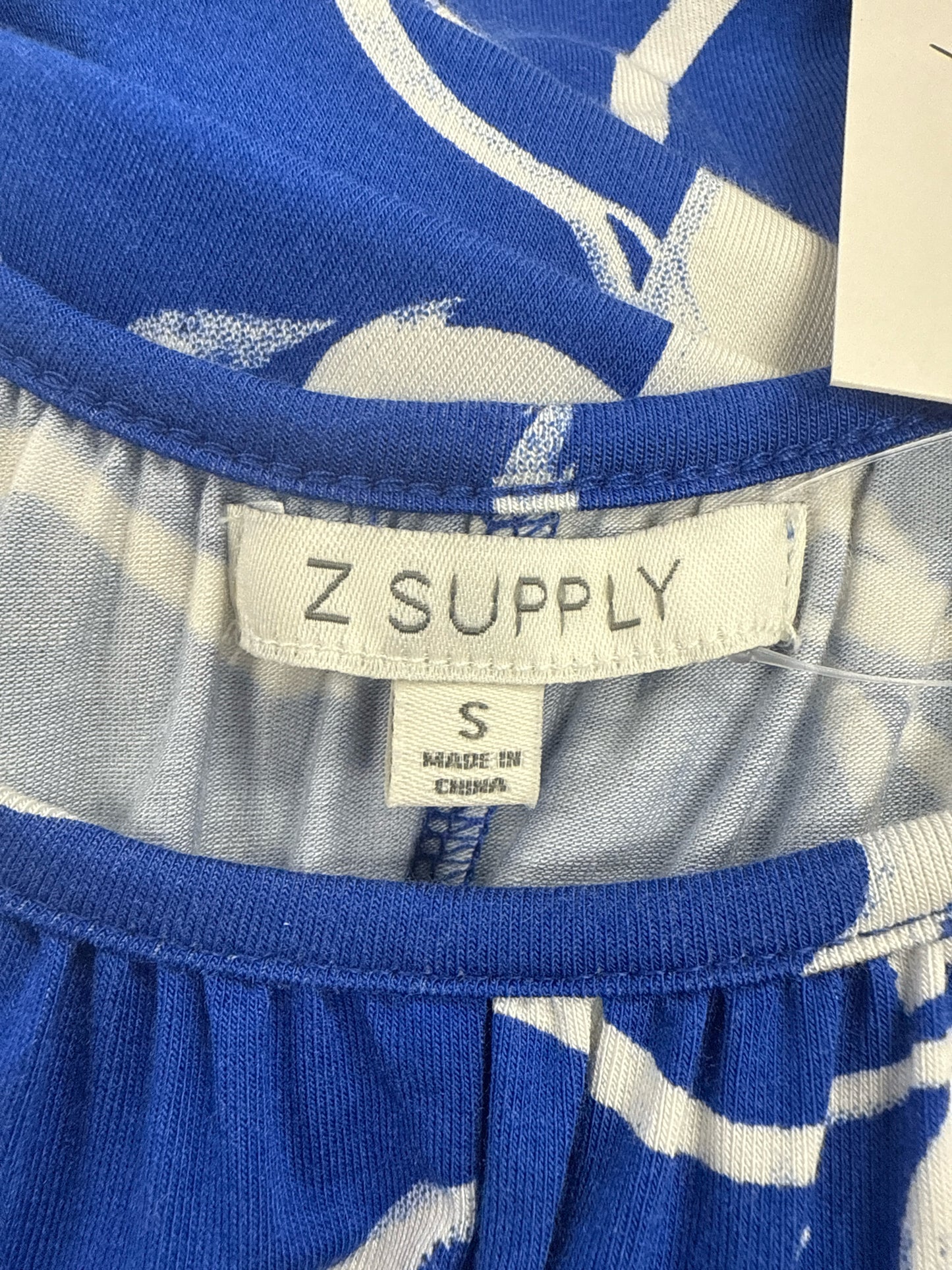 Z SUPPLY NWT Blue Floral Jumpsuit Size S
