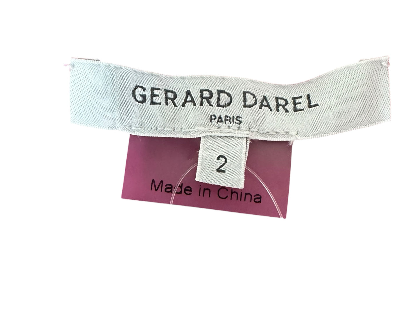 Gerard Deral Magenta 100% Wool V-neck Sweater Size 2