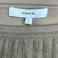 Vince Gold Pleated Midi Skirt Size S
