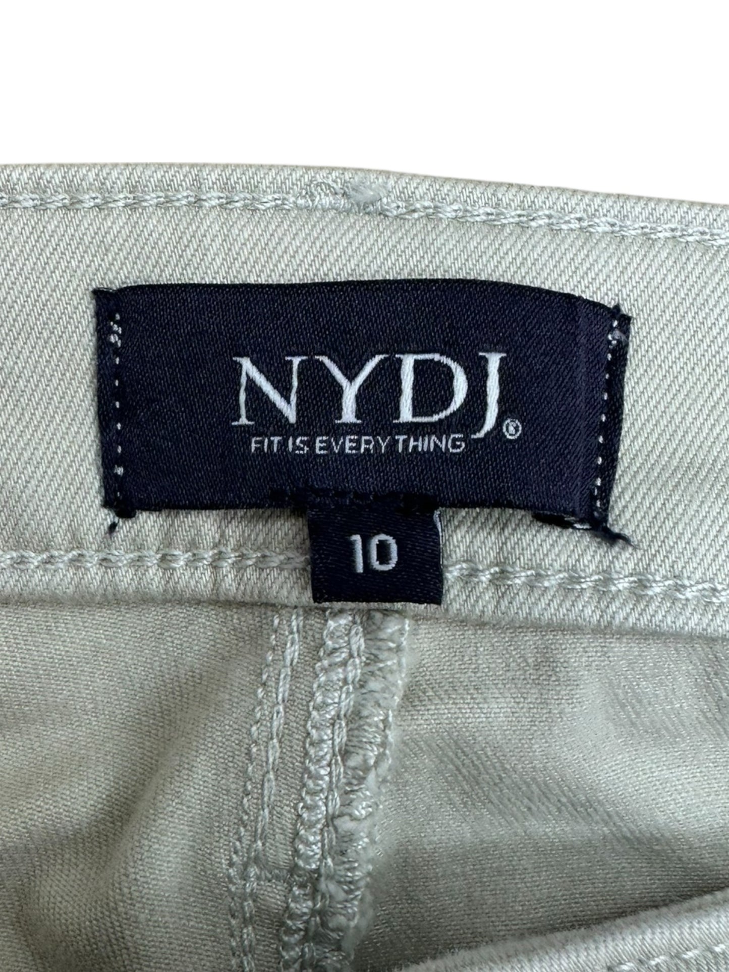 NYDJ NWT Cream Sheri Slim Jeans Size 10